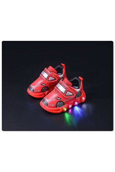 Bebelul Red sneakers with lights - Car