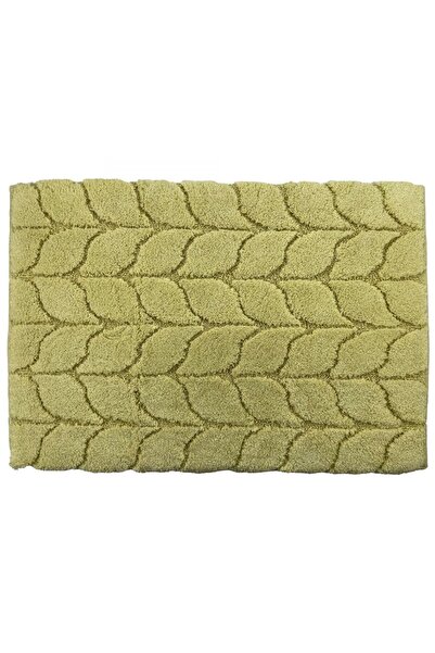 SANIPLAST Covoras baie Treccia, antiderapant, verde deschis, 60 x 90 cm