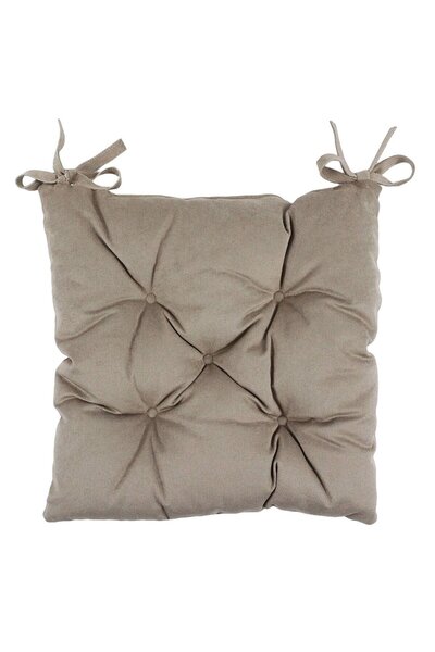 Hazan Pernă de șezut 18, poliester + fibră de poliester siliconată, maro desc...