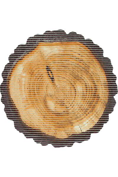 Friedola Covoraș de baie cu trunchi 23081, model trunchi de copac, maro, 67 cm