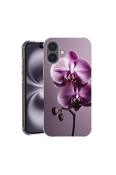 bestcase Удароустойчив калъф за Apple iPhone 17, цвят „Розова орхидея“, 20520...