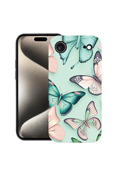 bestcase Силиконов калъф Premium за Apple iPhone 17 Air, модел пеперуда, 2052...