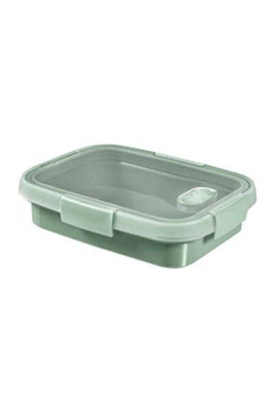 CURVER Food container, Smart To Go , plastic, rectangular, green, 1 L