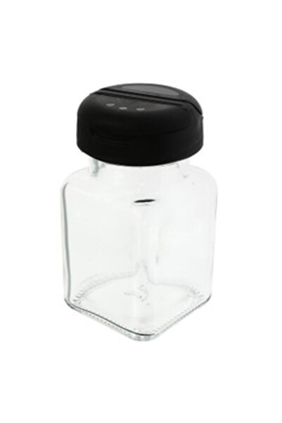 KASEMI Spice Container, Kasemi, Plastic + Transparent Glass, 5.5 x 5.5 x 8 cm, 120 ml