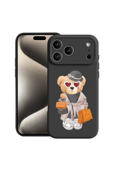 bestcase Θήκη σιλικόνης Premium για Apple iPhone 17 Pro Max, Teddy Bear Shopp...