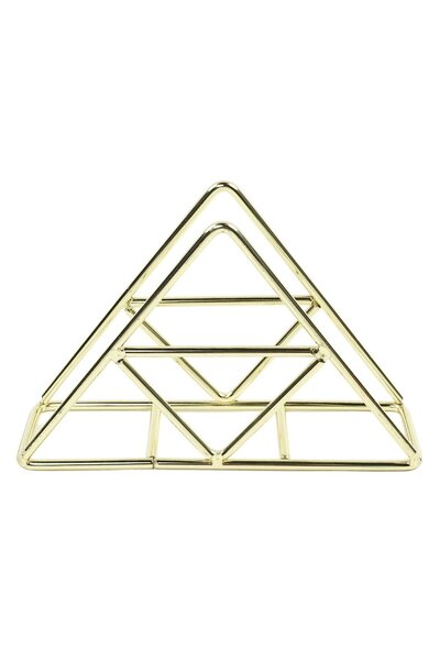 Golden Kitchen holder for napkins, A 126 S, metal, gold, 17 x 5 x 11 cm