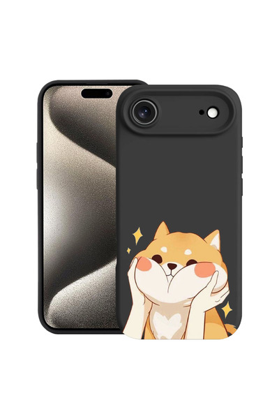bestcase Carcasă premium din silicon pentru Apple iPhone 17 Air, Emoji - Pisi...