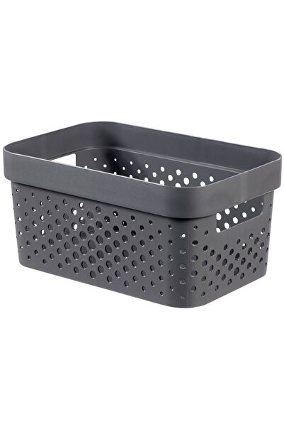 CURVER Infinity Recycled Storage Box, 4.5 L, Grey
