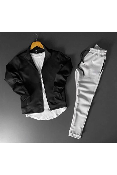 ByFourMan Unprinted Scuba a Quality Bottom Top Tracksuit Set