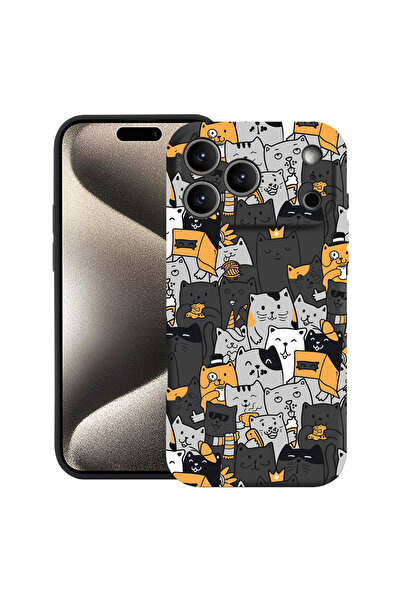 bestcase Θήκη σιλικόνης Premium για Apple iPhone 17 Pro Max, με μοτίβο γάτας,...