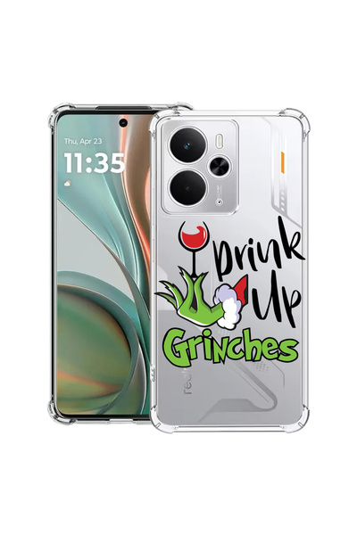 bestcase Carcasă antișoc pentru Poco M7 Pro 5G, cu design Grinches - Drink Up...