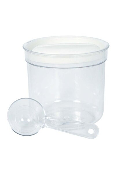CURVER Cutie depozitare cafea Vedo, cu lingura, plastic, rotunda, transparent, 1 l
