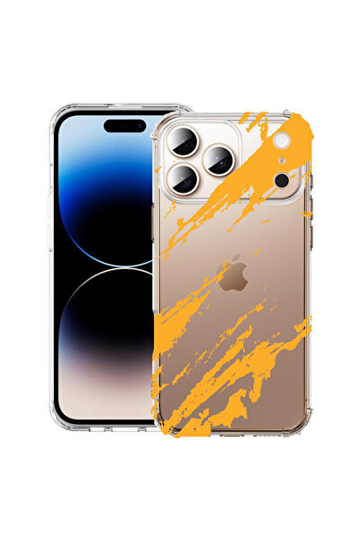 bestcase Carcasă antișoc pentru Apple iPhone 17 Pro, dungi aurii, 2052025 AS ...