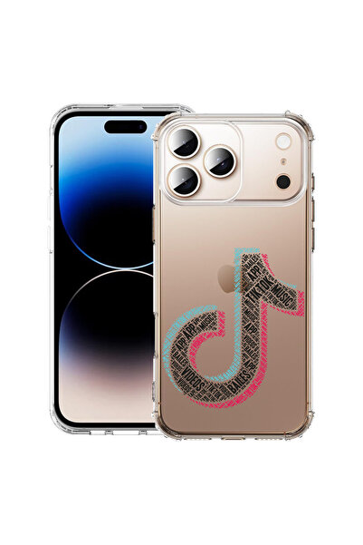 bestcase Carcasă antișoc pentru Apple iPhone 17 Pro, Caligrafie TikTok, 20520...