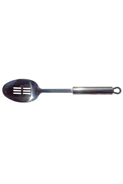 KASEMI Large Slotted Spoon, Stainless Steel, 30780087, 7 x 5 x 34 cm