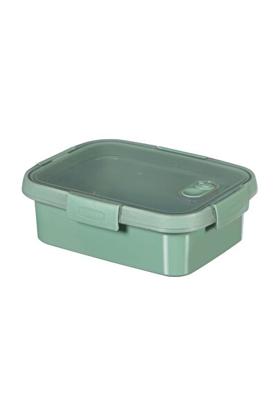 CURVER Food container, Smart To Go , plastic, rectangular, green, 1 L
