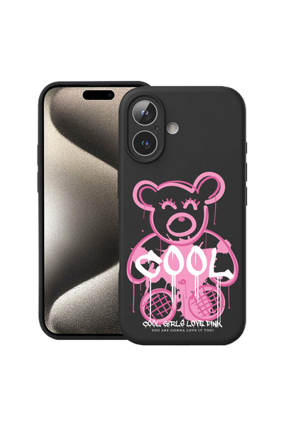 bestcase Carcasă premium din silicon pentru Apple iPhone 17, Teddy Bear Cool ...