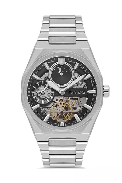 Ferrucci Otomatik Aksam Çelik Kordon Orijinal 2 yıl Garantili Erkek Kol Saati