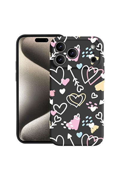 bestcase Θήκη σιλικόνης Premium για Apple iPhone 17 Pro, Σύμβολα Αγάπης, 2052...