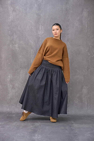 KÜÇÜĞÜM BUTİK Спідниця з піджмуреними штанинами