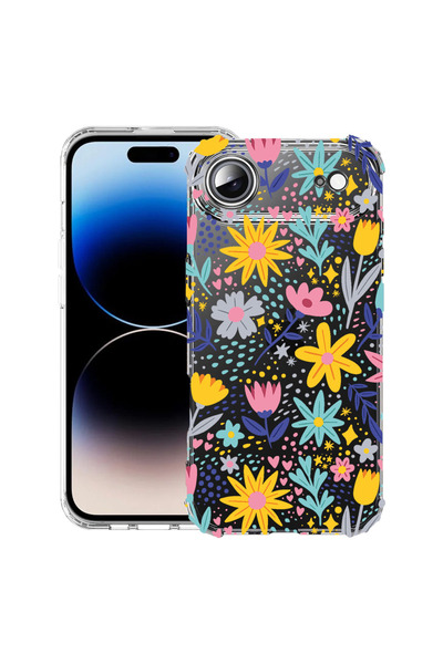 bestcase Carcasă antișoc pentru Apple iPhone 17 Air, flori mici, 2052027 AS 758