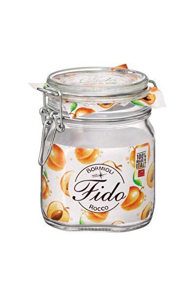 BORMIOLI Borcan cu capac ermetic Fido, sticla transparenta, 0.75 l