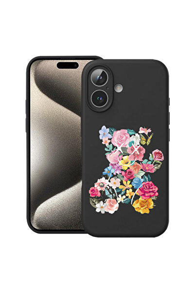 bestcase Carcasă premium din silicon pentru Apple iPhone 17, culoarea ursuleț...