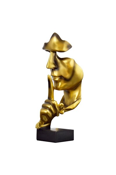 Others Statuetă SZ020, rășină, auriu + negru, 27 cm