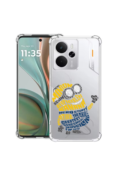 bestcase Carcasă antișoc pentru Realme 14 5G, Calligraphy Minion, 2052023 AS ...