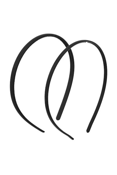 ANTBRO Set 2 bentițe de păr Antbro® pentru femei, negru mat