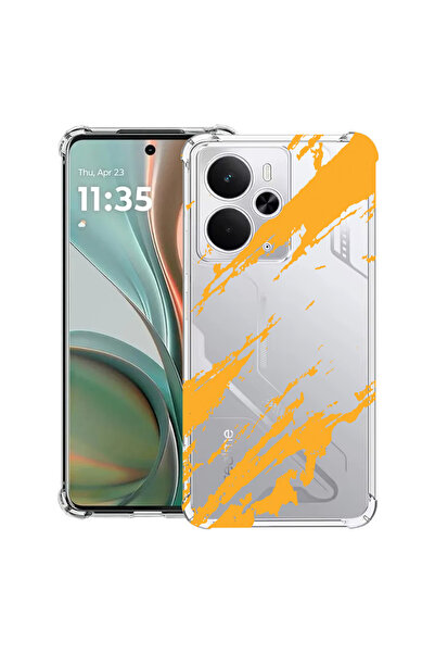 bestcase Carcasă antișoc pentru Poco M7 Pro 5G, cu design dungi aurii, 209999...