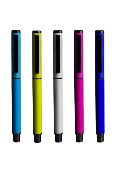 NEBO Stilou metalic, corp în 5 culori diferite, set de 12 bucăți