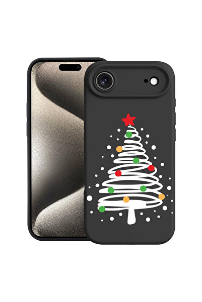 bestcase Carcasă premium din silicon pentru Apple iPhone 17 Air, Brad de Crăc...