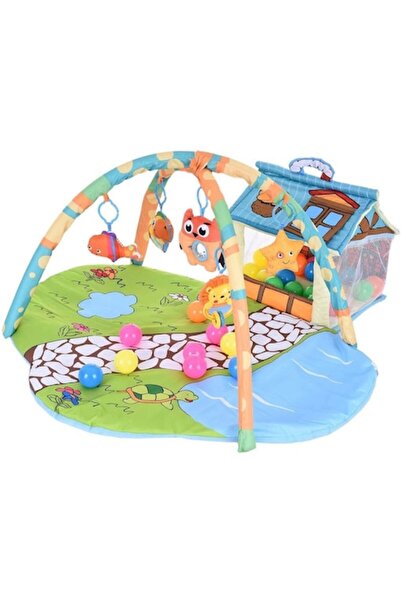 JL Saltea de activități pentru bebeluși, Happy Space Play Gym, multicoloră