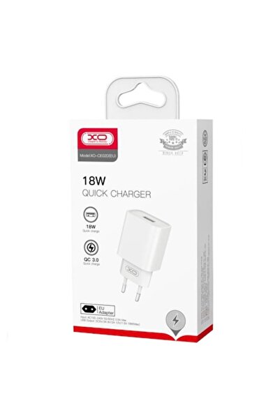 Xo Incarcator Retea (CE02D), 18W, 1xUSB-A, QC 3.0, White