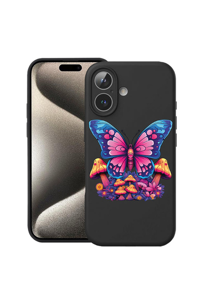 bestcase Θήκη σιλικόνης Premium για Apple iPhone 17, Dream Colors - Butterfly...