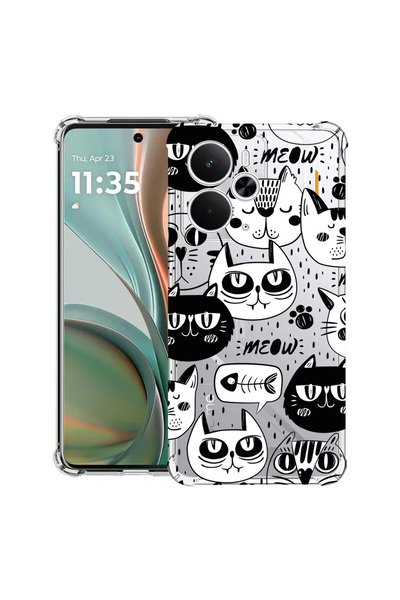 bestcase Carcasă antișoc pentru Realme 14 5G, Cool Cats, 2052023 AS 1029
