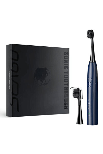 DrKala Sonic electric toothbrush with activated charcoal, 5 modes, 2 heads, up to 42,000 vibrations