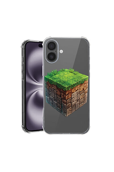 bestcase Carcasă antișoc pentru Apple iPhone 17, Minecraft World, 2052024 AS ...
