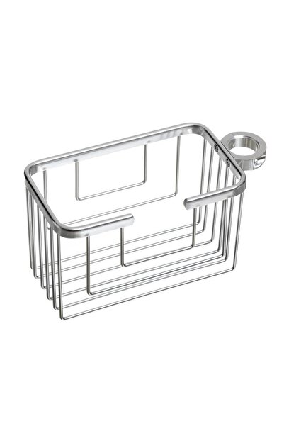 Tatay Etajera baie din aluminiu S6604900, montaj pe coloana / bara, finisaj c...