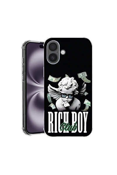 bestcase Αντικραδασμική θήκη για Apple iPhone 17, Rich Boy Club, 2052024 AS 1457