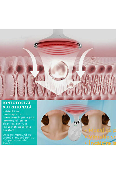 DrKala Device for Reducing Facial Wrinkles and Neck Care, Lifting, Microcirculation Stimulation, EMS