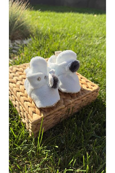 BabyDia Ultrasoft Fabric Non-Slip Sole Booties