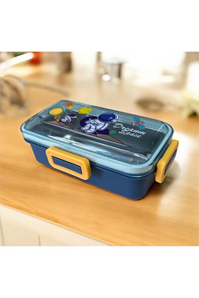 FixPoint Δοχείο αποθήκευσης και μεταφοράς τροφίμων από ανοξείδωτο ατσάλι Navy Blue 530 ml P-1445