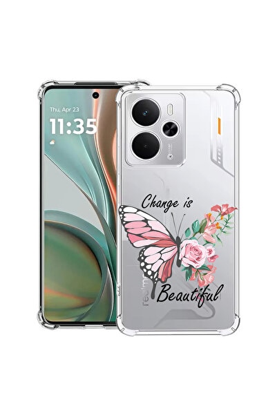 bestcase Carcasă antișoc pentru Realme 14 5G, Change is Beutiful, 2052023 AS ...