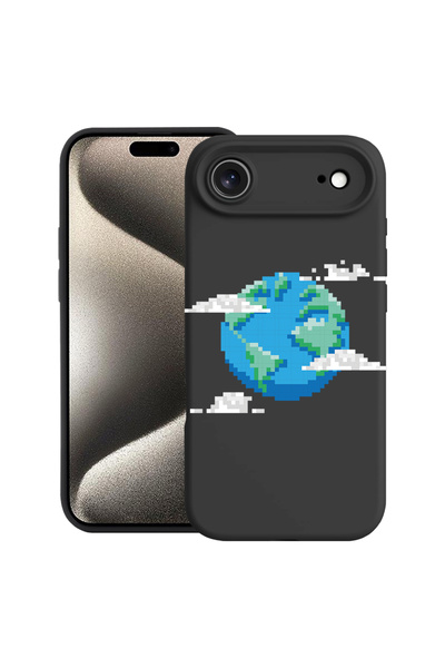 bestcase Carcasă premium din silicon pentru Apple iPhone 17 Air, Minecraft Ea...