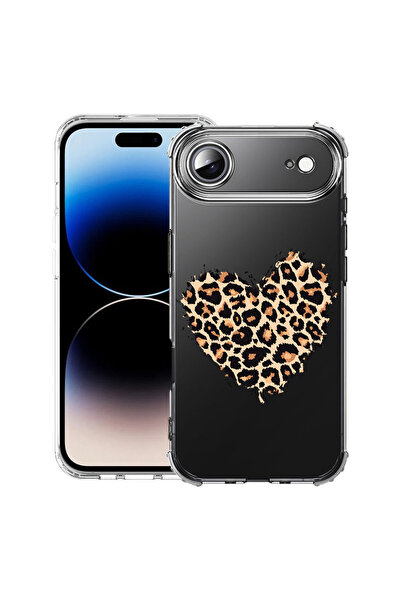 bestcase Αντικραδασμική θήκη για Apple iPhone 17 Air, λεοπάρ καρδιά, 2052027 ...