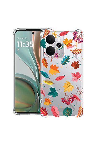 bestcase Carcasă antișoc pentru Realme 14 5G, Culori de toamnă - Frunze, 2052...