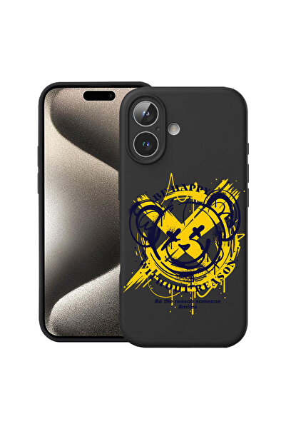 bestcase Θήκη σιλικόνης Premium για Apple iPhone 17, Αρκουδάκι Be Happy, 2052...