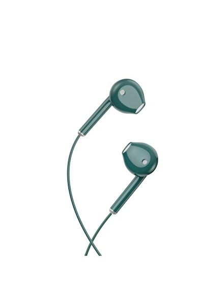Xo EP54 Wired Earphones with Microphone, Wire Control, Mini Jack 3.5mm, Cable Length 1.2m, Green